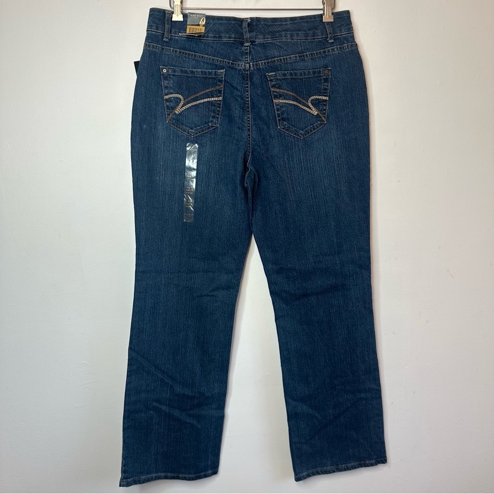 Nine West Marianna VTG Dark Wash Jean NWT Size 16/32 16 Dark Antique Slimming - Picture 2 of 10